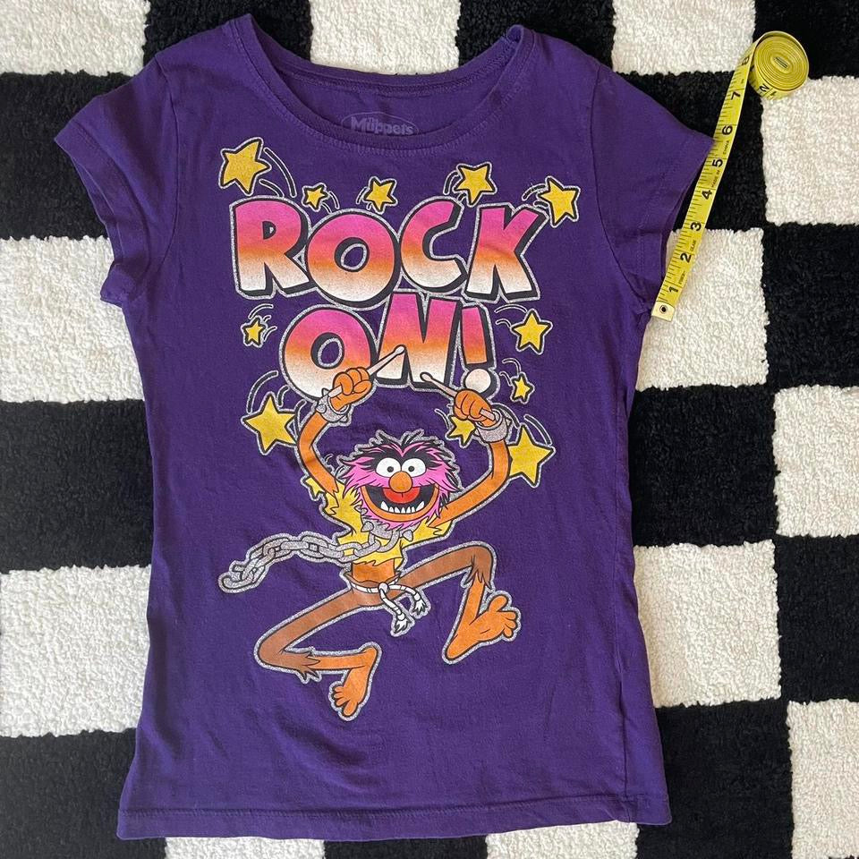 unique vintage whimsy 90s y2k THE MUPPETS graphic baby tee