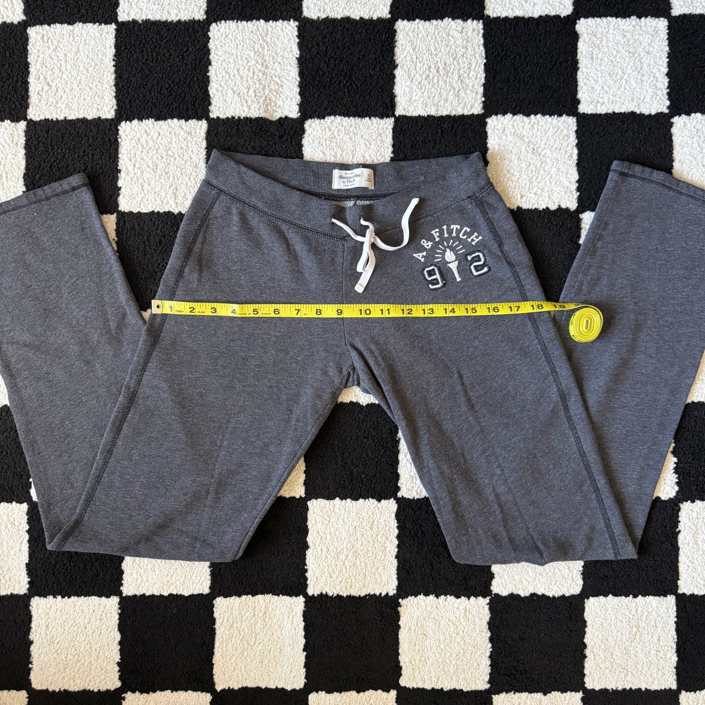 vintage whimsy 90s y2k ABERCROMBIE & FITCH embroidered lounge pants