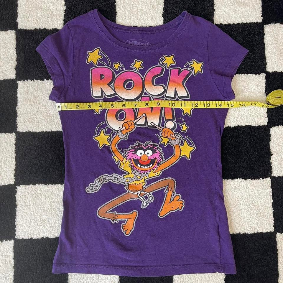 unique vintage whimsy 90s y2k THE MUPPETS graphic baby tee