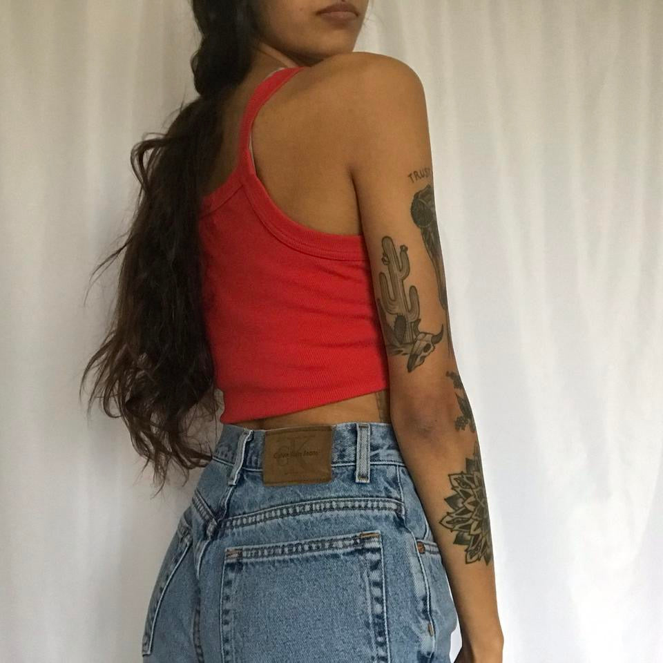 vintage whimsy 90s y2k tank top