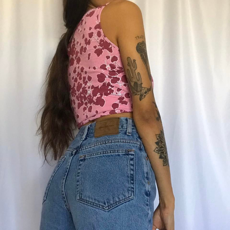 unique vintage whimsy 90s y2k tank top