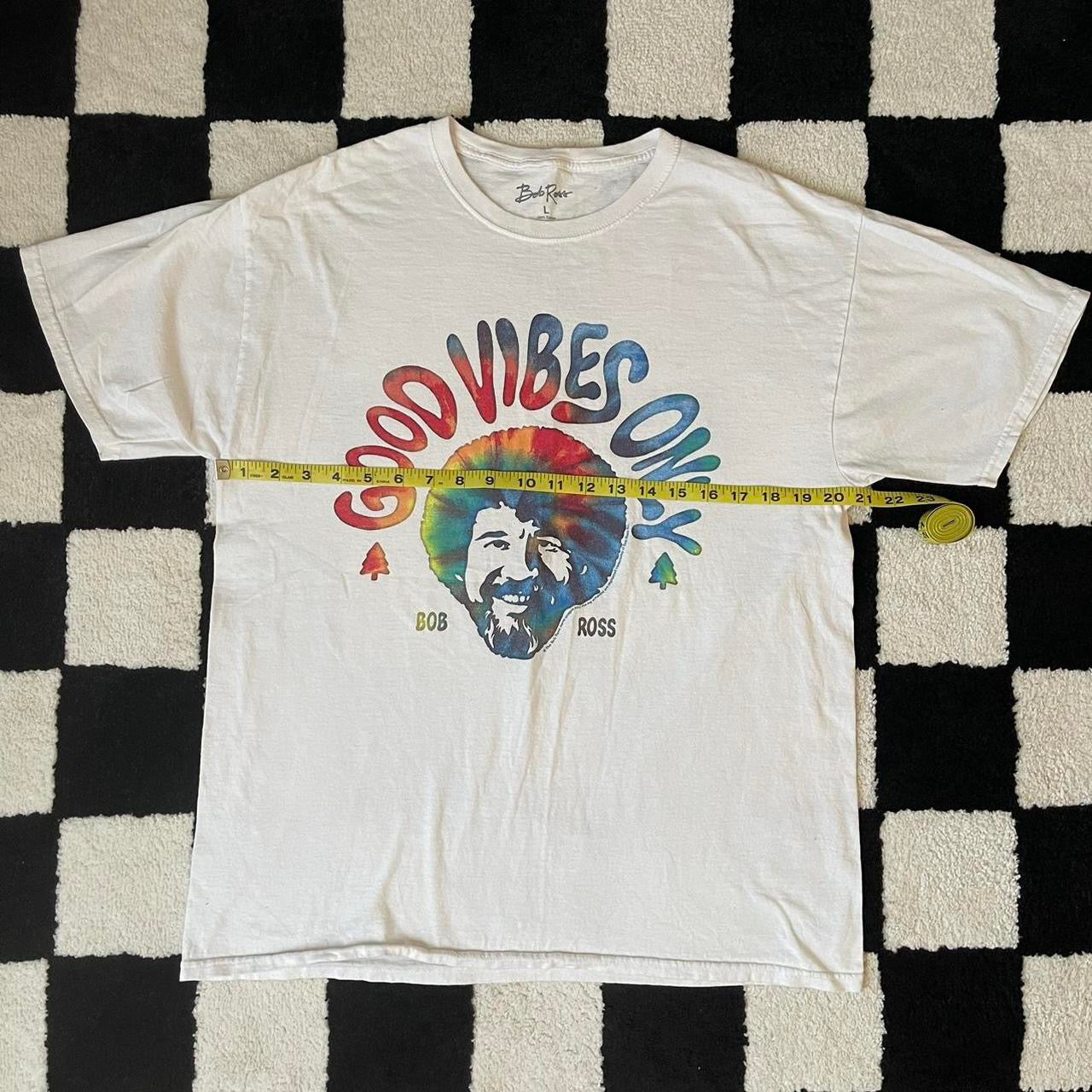 vintage whimsy 90s y2k BOB ROSS graphic t shirt