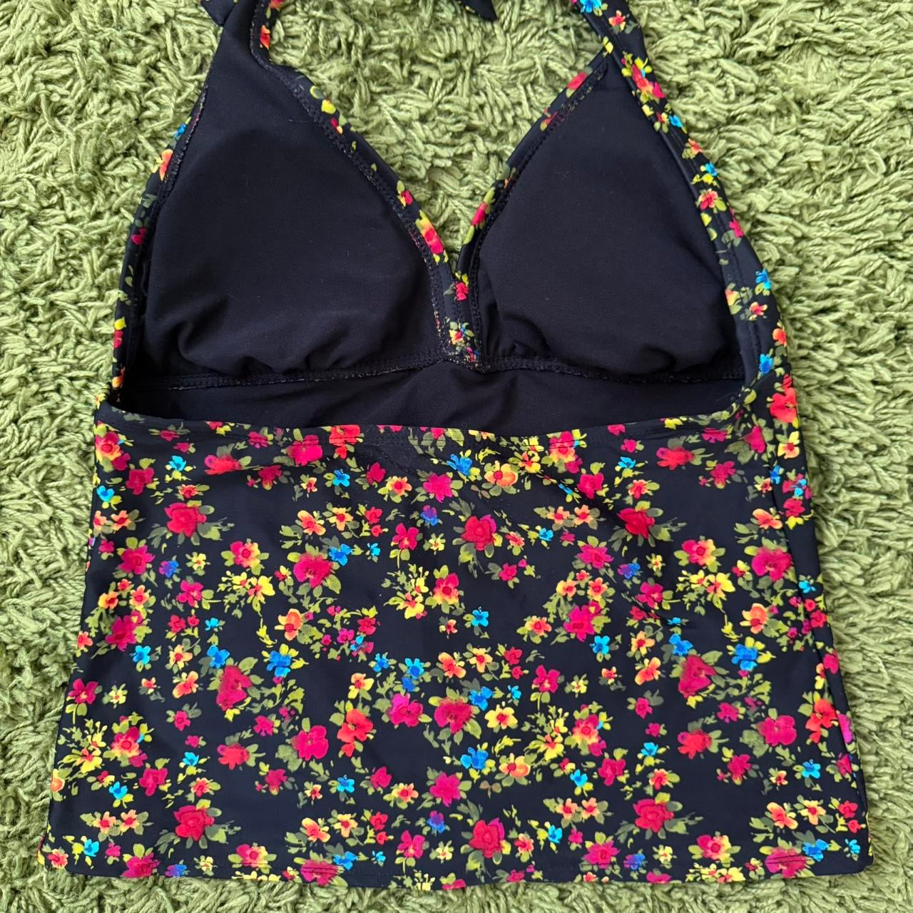 unique vintage whimsy 90s y2k CATALINA halter swim top