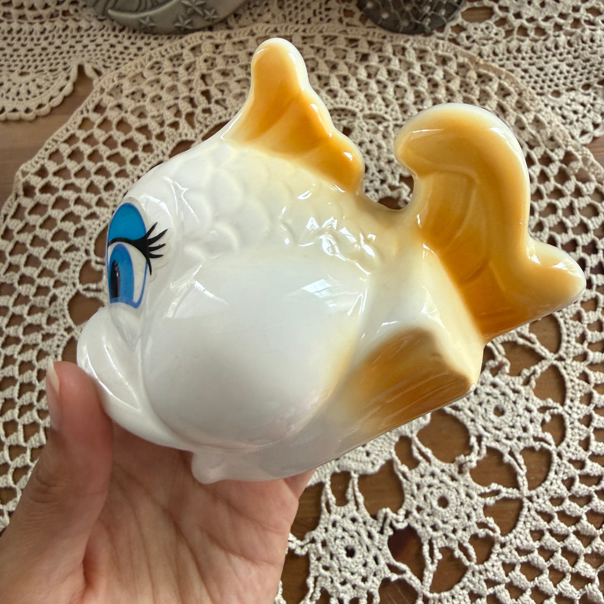 unique vintage whimsical folk art figure collectable trinket