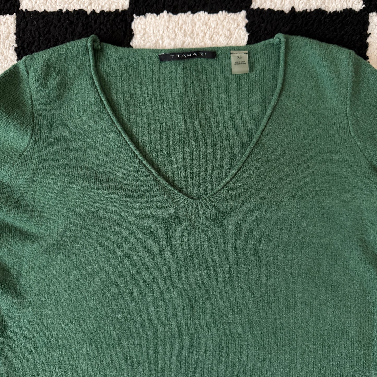 vintage whimsy 90s y2k knit sleeved top