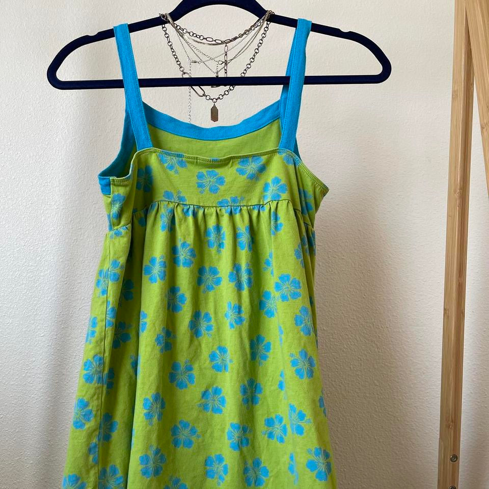 vintage whimsy 90s y2k mini midi dress