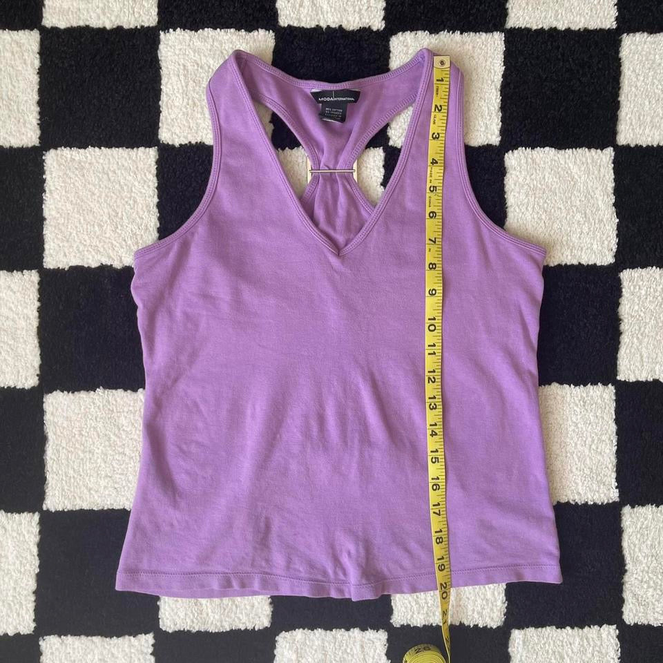 unique vintage whimsy 90s y2k MODA INTERNATIONAL tank top