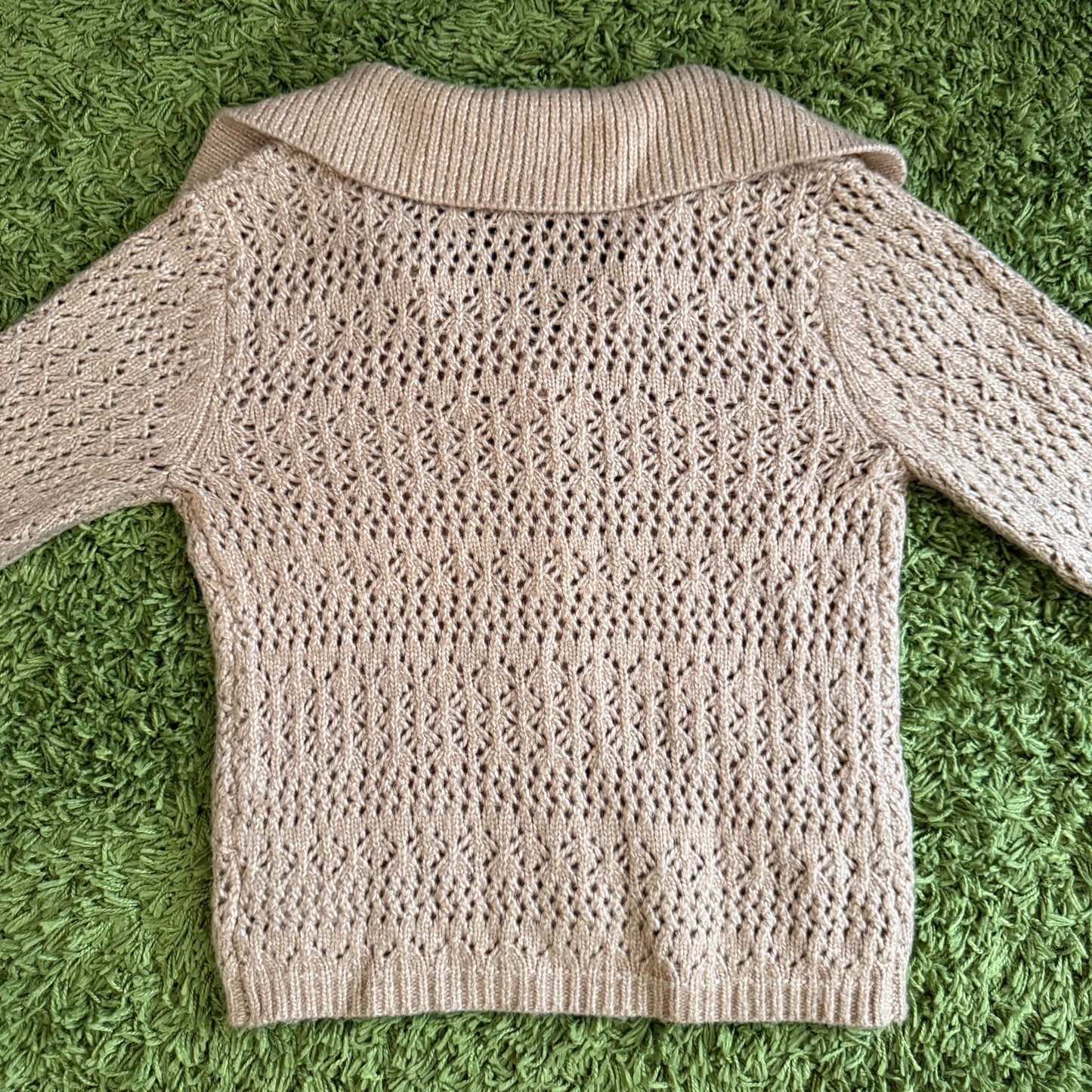 vintage whimsy 90s y2k knit cardigan sweater