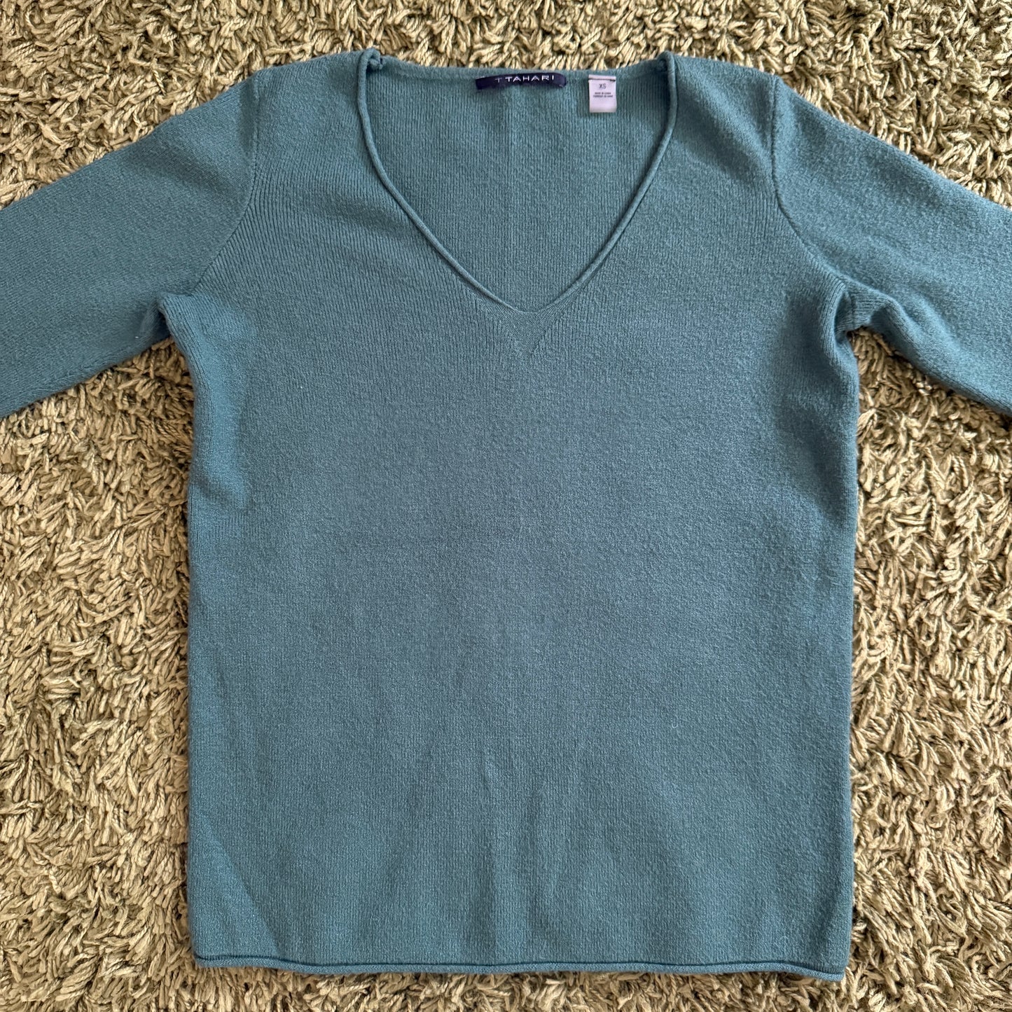 vintage whimsy 90s y2k knit sleeved top