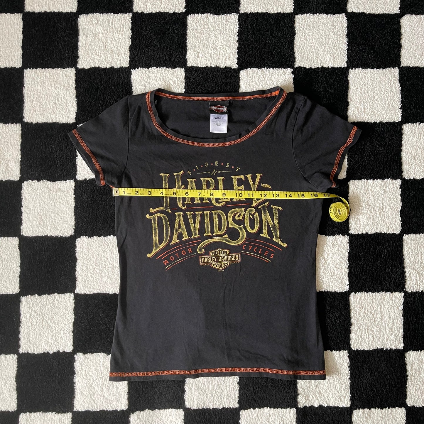 unique vintage whimsy 90s y2k HARLEY DAVIDSON graphic t shirt