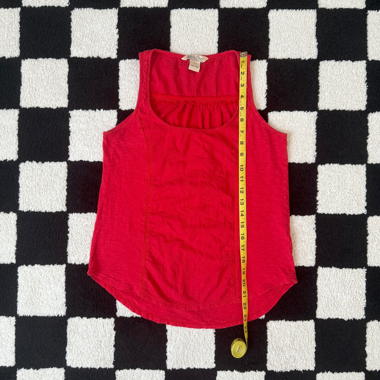 unique vintage whimsy 90s y2k LUCKY BRAND tank top