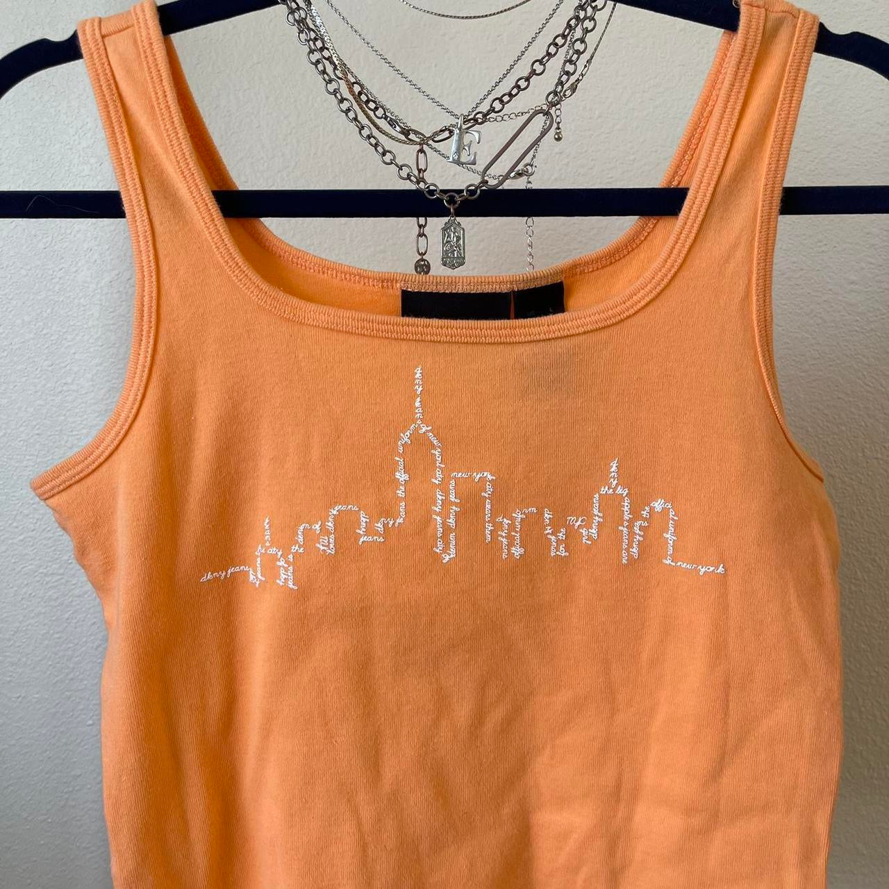 vintage whimsy y2k grunge DKNY JEANS graphic tank top