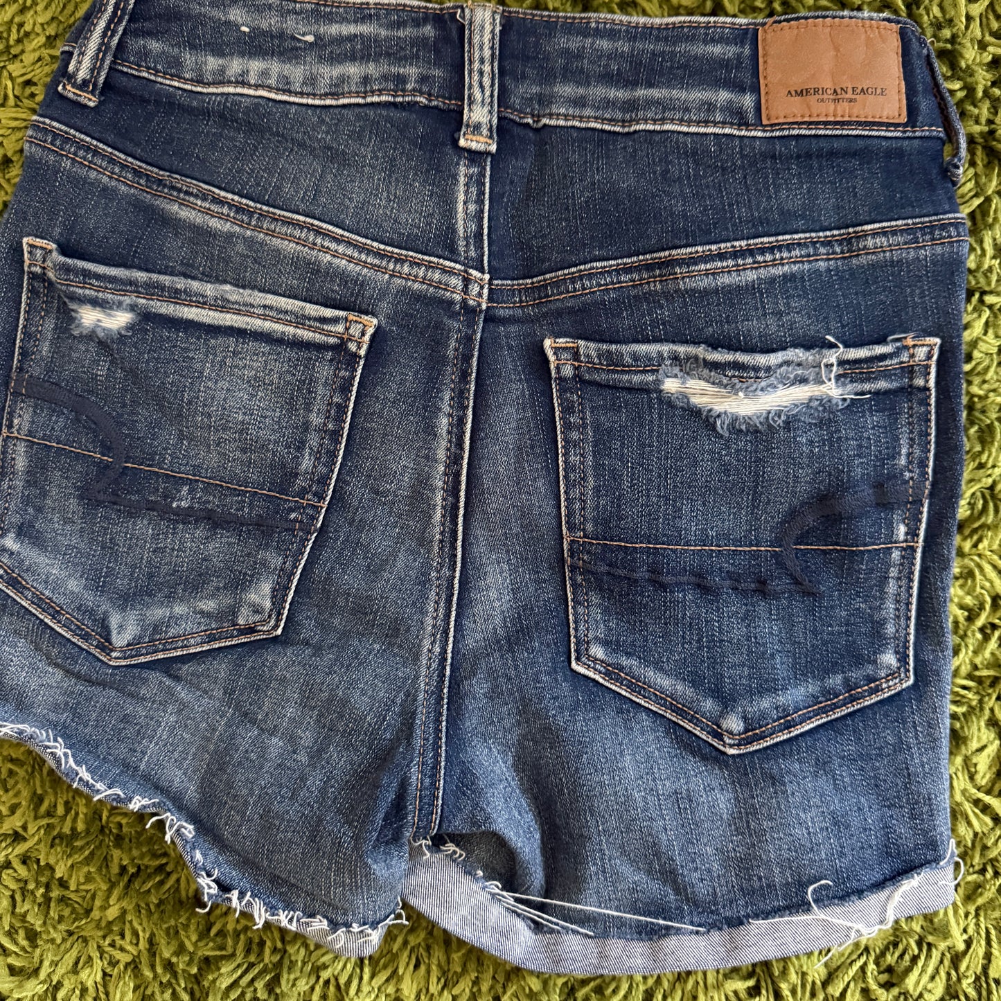 whimsy 90s y2k AMERICAN EAGLE OUTFITTERS denim shorts