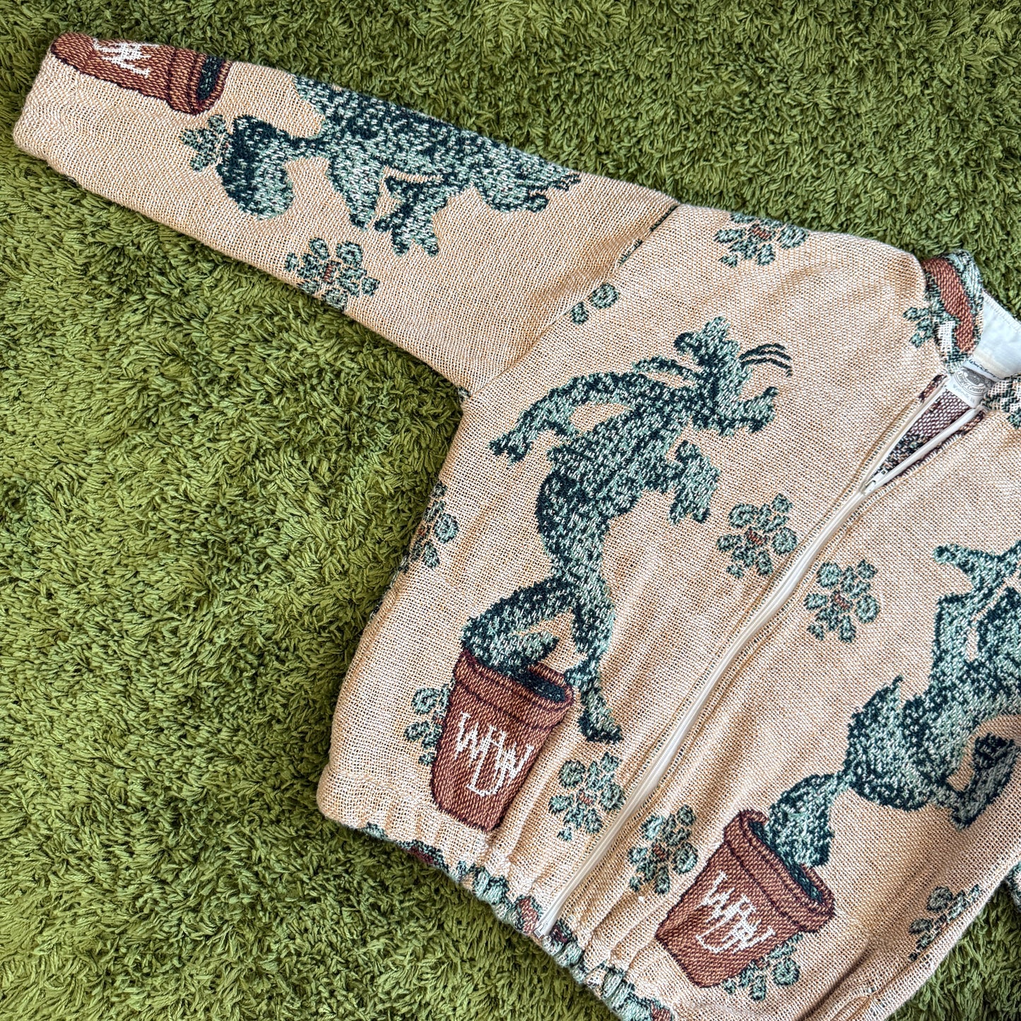 unique vintage whimsy 90s y2k DISNEY knit cardigan sweater