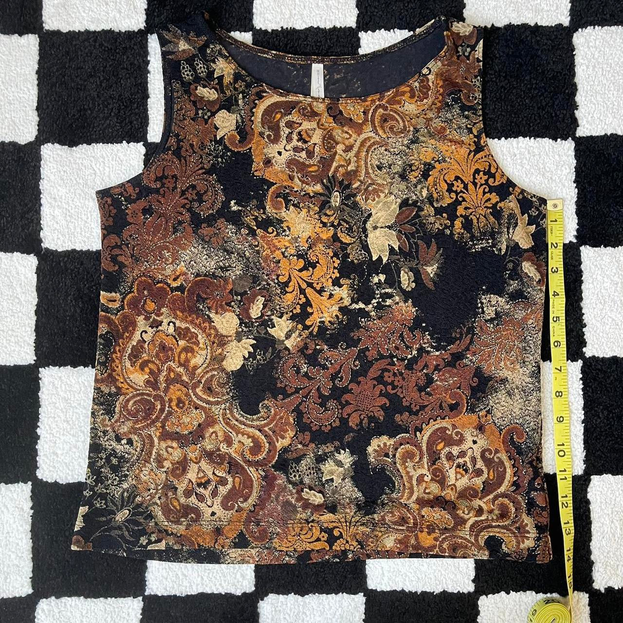 unique vintage whimsy 90s y2k WHITE STAG tank top