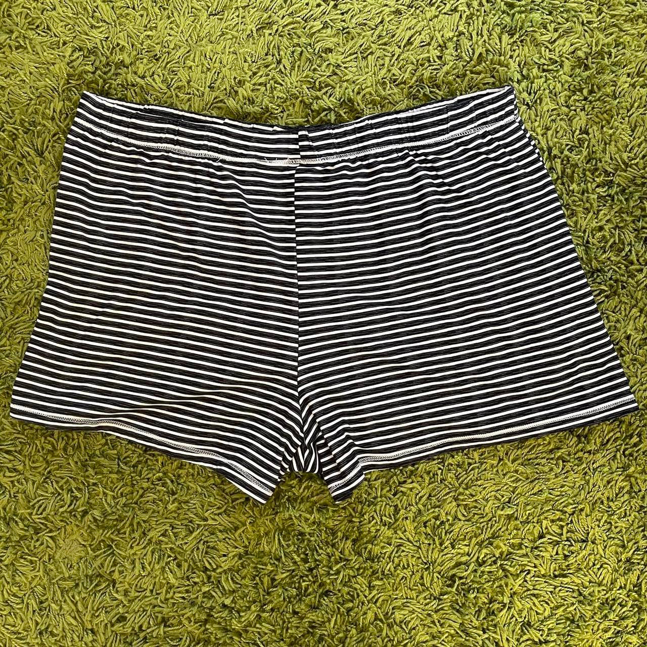 vintage 90s y2k striped lounge shorts