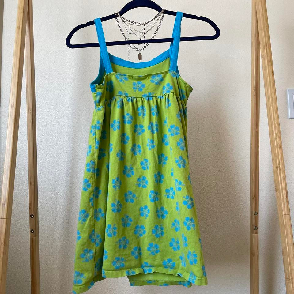 vintage whimsy 90s y2k mini midi dress