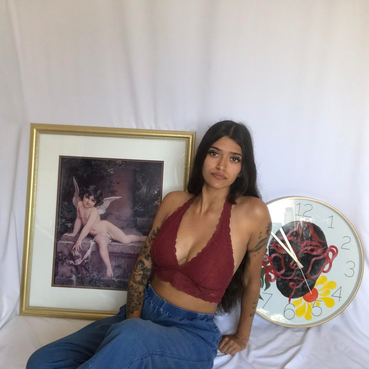 whimsy 90s y2k halter bra top