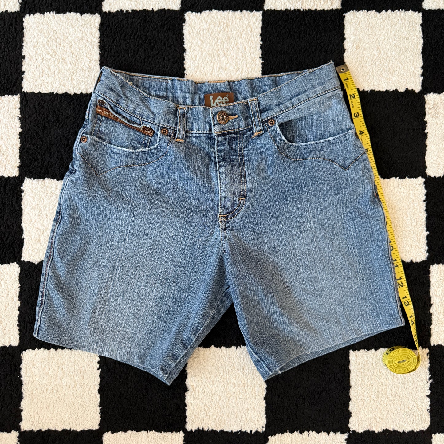 vintage whimsy 90s y2k LEE denim bermuda shorts