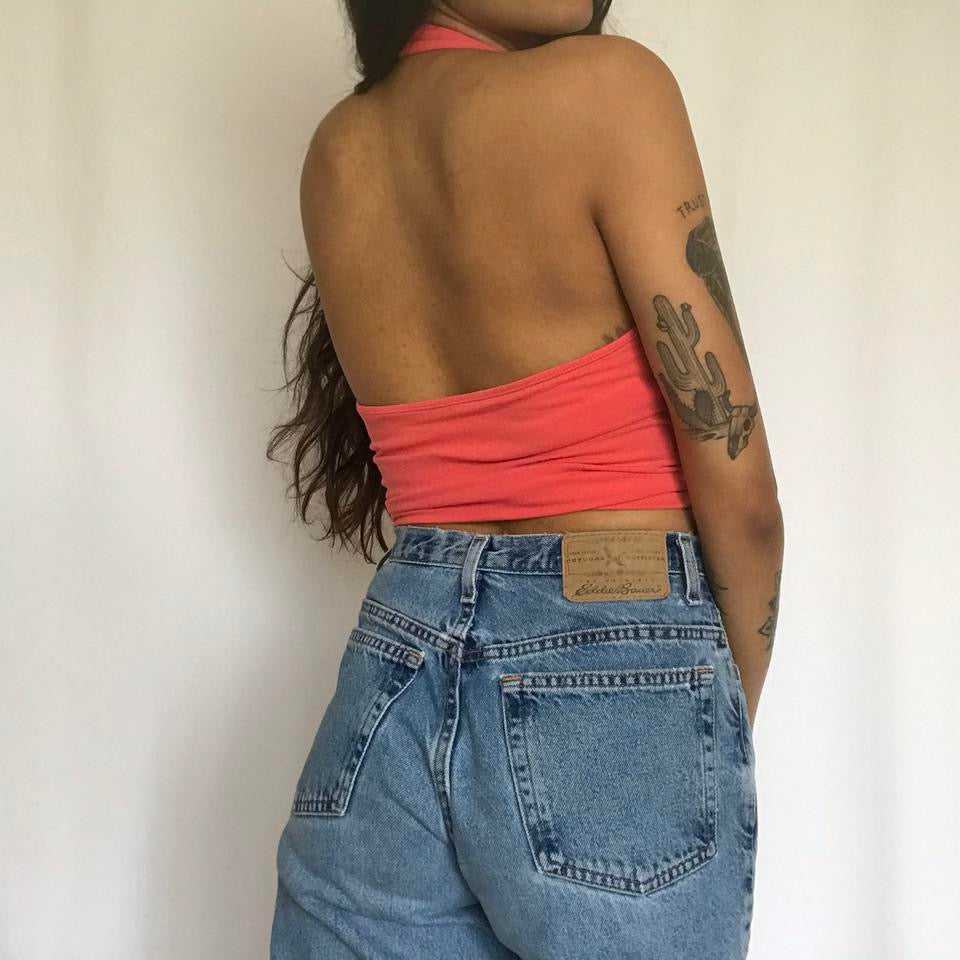 vintage whimsy 90s y2k halter top