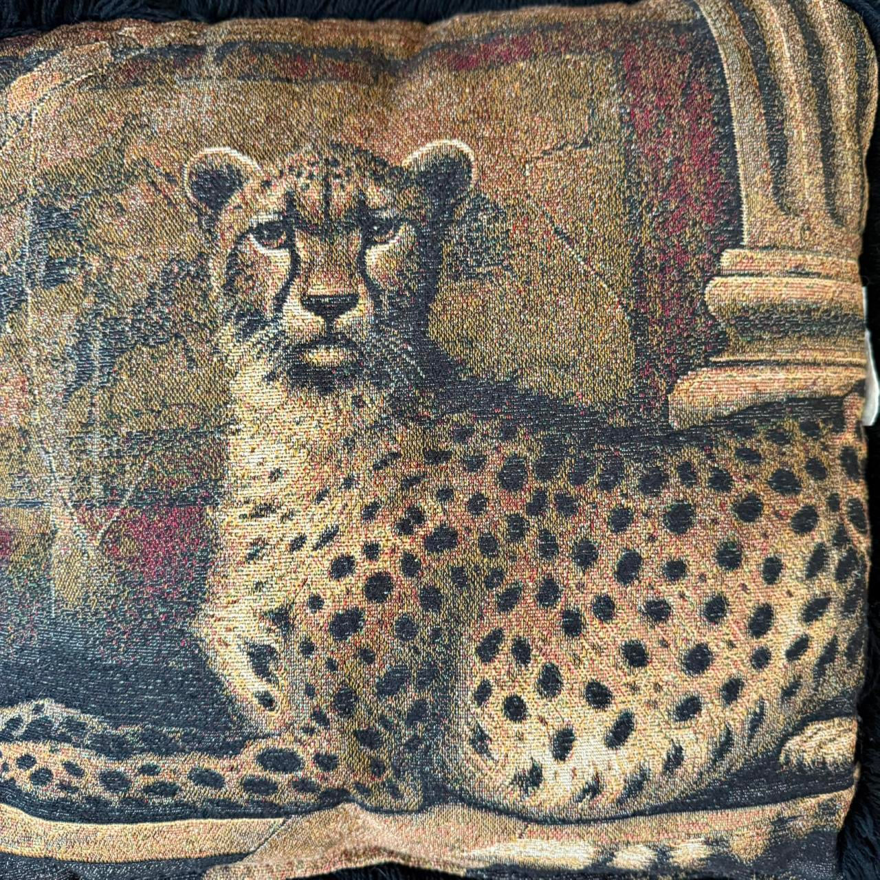 unique vintage whimsy tapestry throw pillow