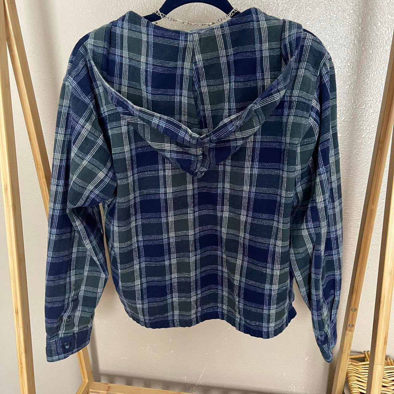 vintage whimsy 90s y2k flannel zip up
