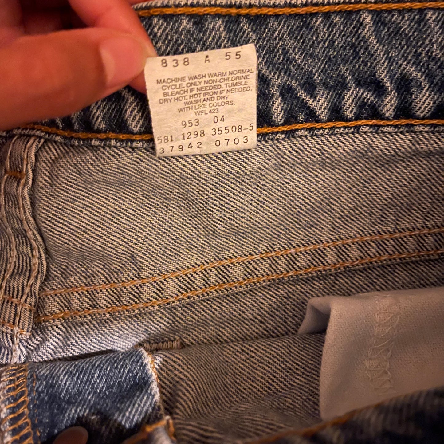 vintage whimsy 90s y2k LEVI’S denim shorts