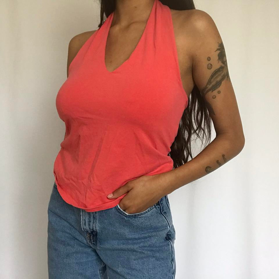 vintage whimsy 90s y2k halter top