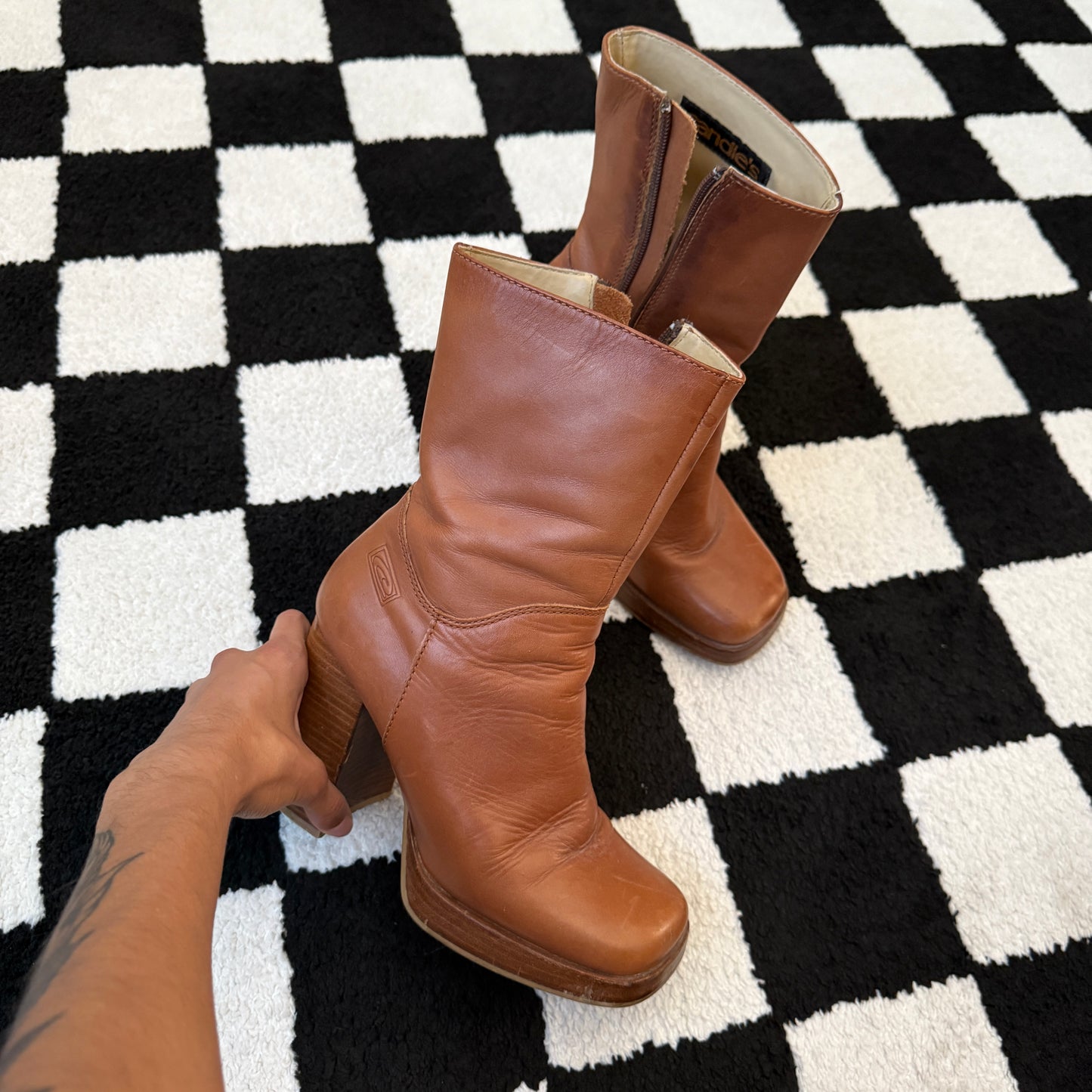 vintage whimsy 90s y2k CANDIE’S chunky platform boots