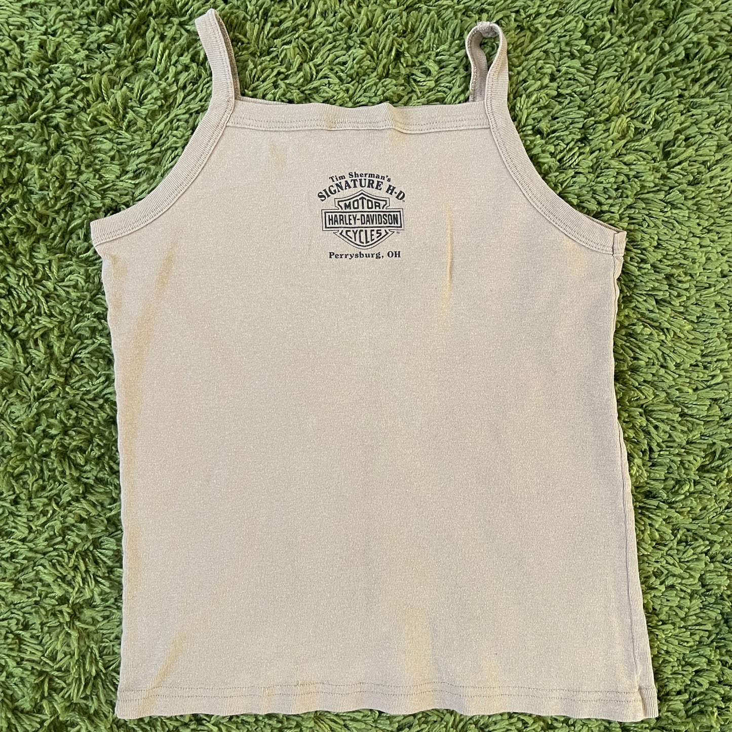 vintage whimsy 90s y2k HARLEY DAVIDSON graphic tank top