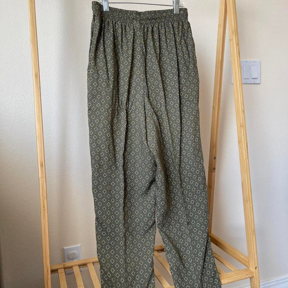 unique vintage whimsy 90s high waisted pants