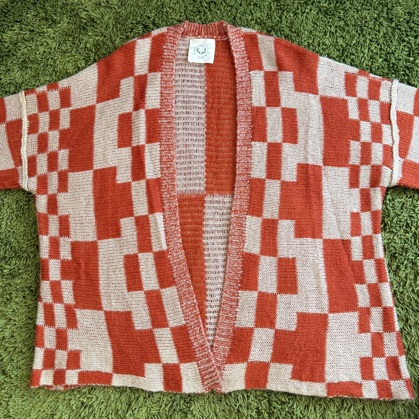 unique vintage whimsy 90s y2k knit cardigan sweater
