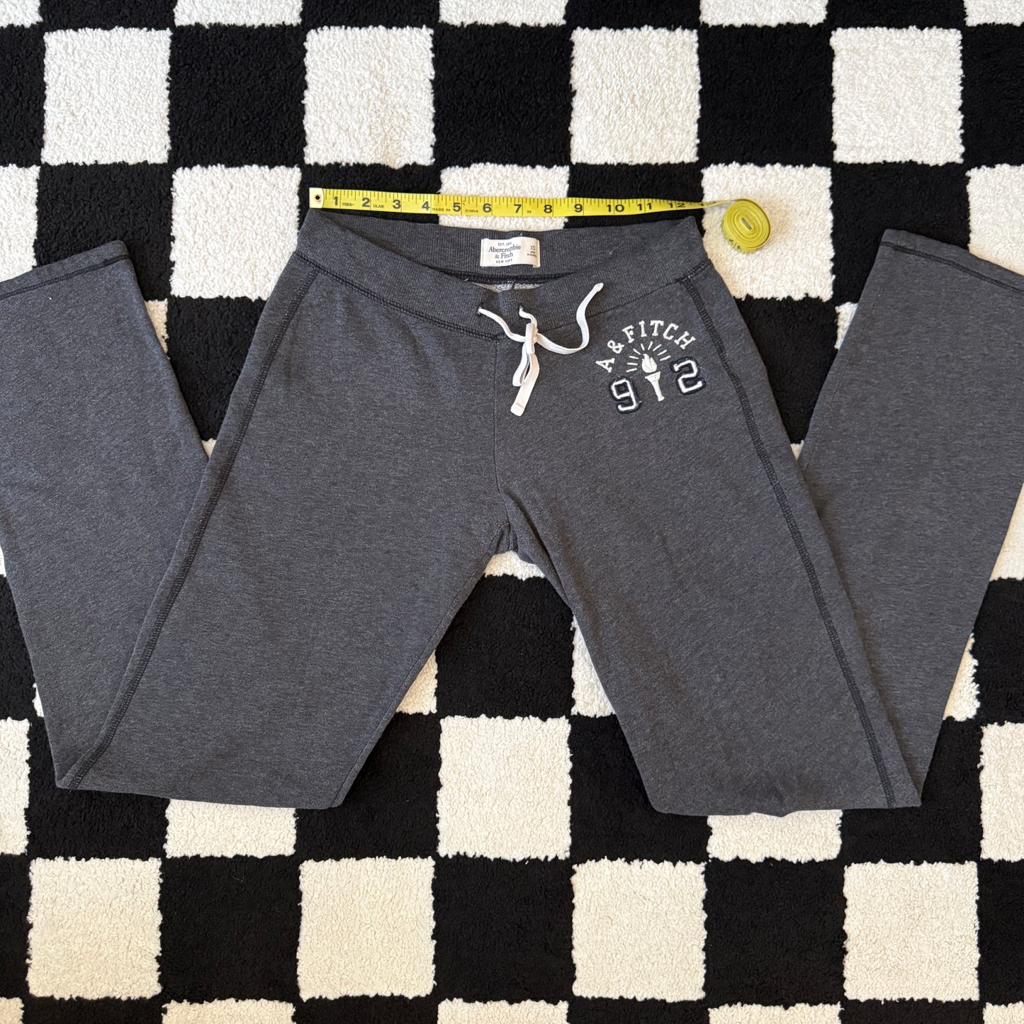 vintage whimsy 90s y2k ABERCROMBIE & FITCH embroidered lounge pants