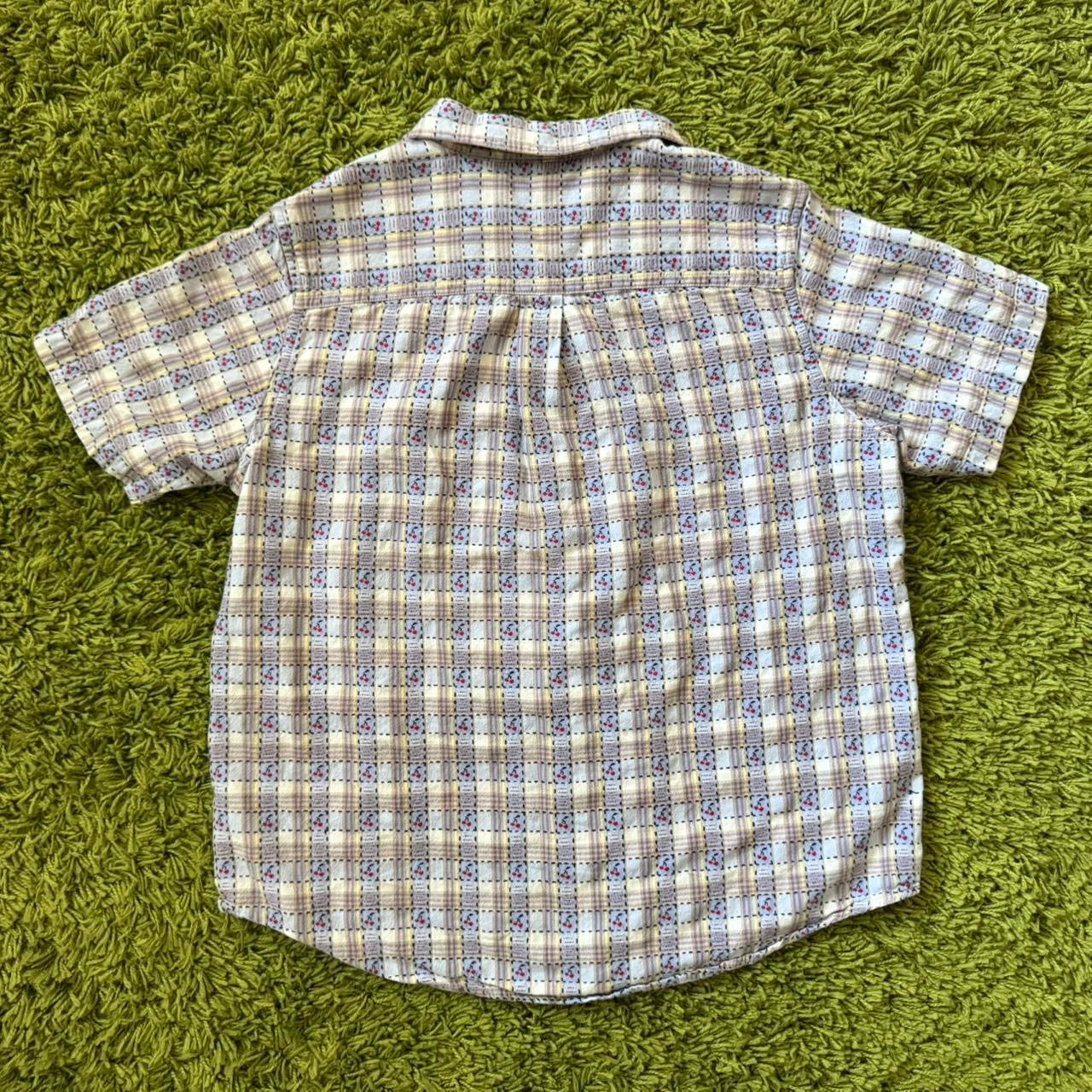 unique vintage whimsy 90s y2k CLASSIC ELEMENTS button up top