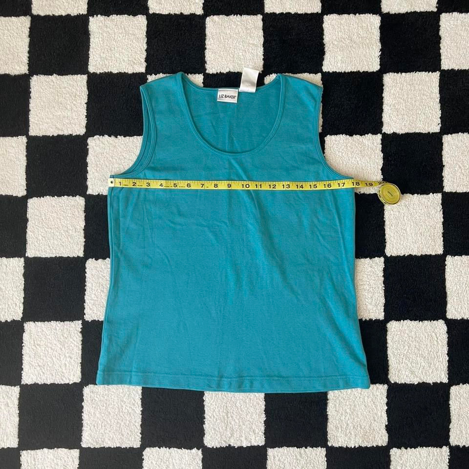 vintage whimsy 90s y2k LIZ BAKER tank top