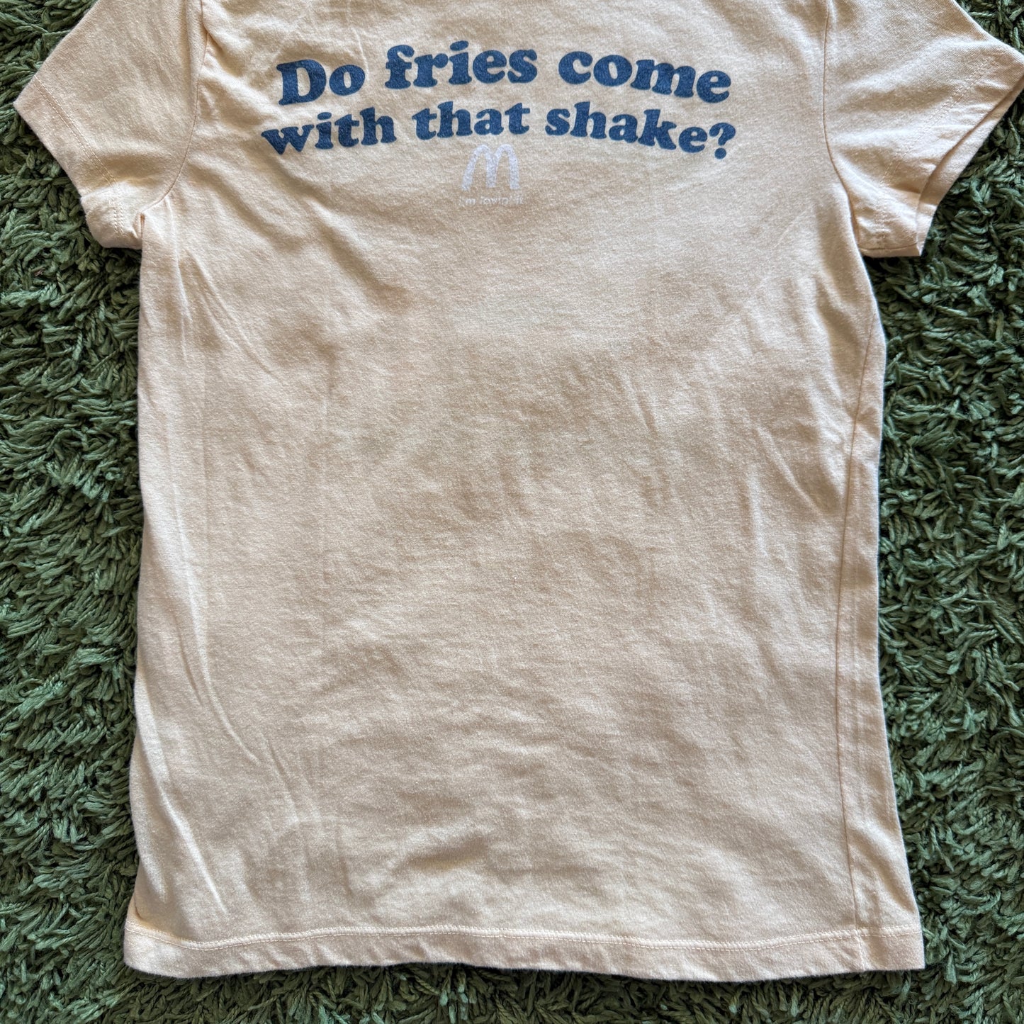 unique vintage whimsical 90s y2k MIGHTY FINE graphic baby tee