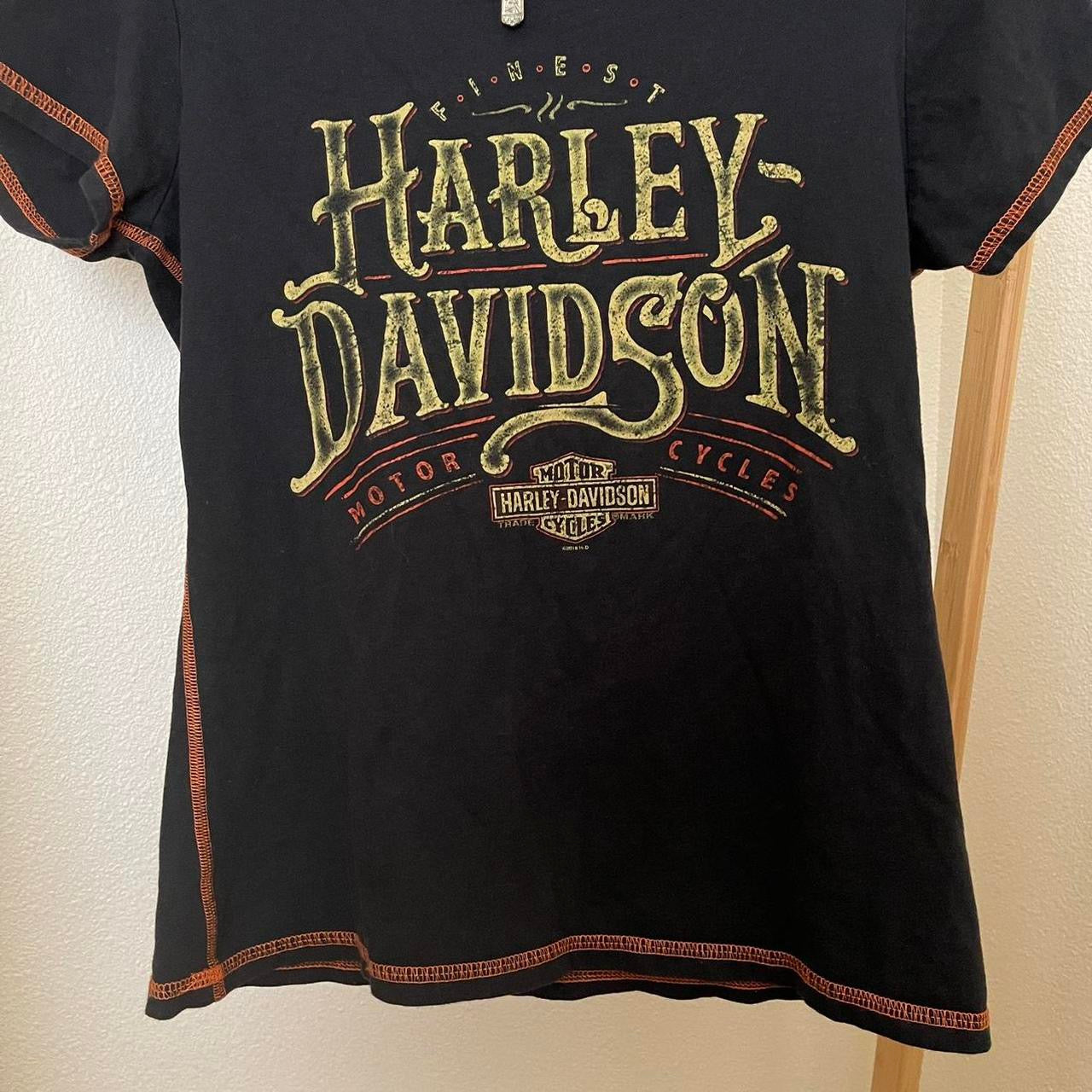 unique vintage whimsy 90s y2k HARLEY DAVIDSON graphic t shirt
