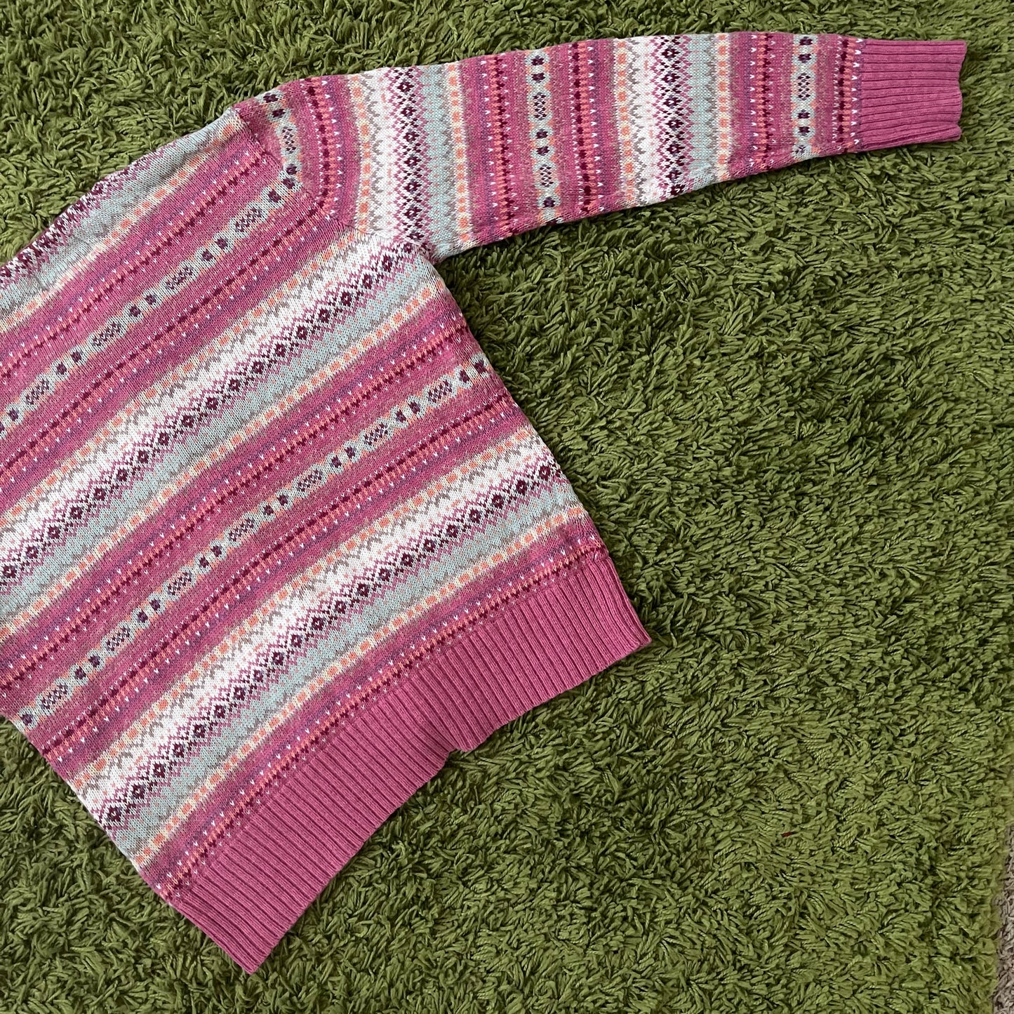 unique vintage whimsy 90s y2k knit cardigan sweater