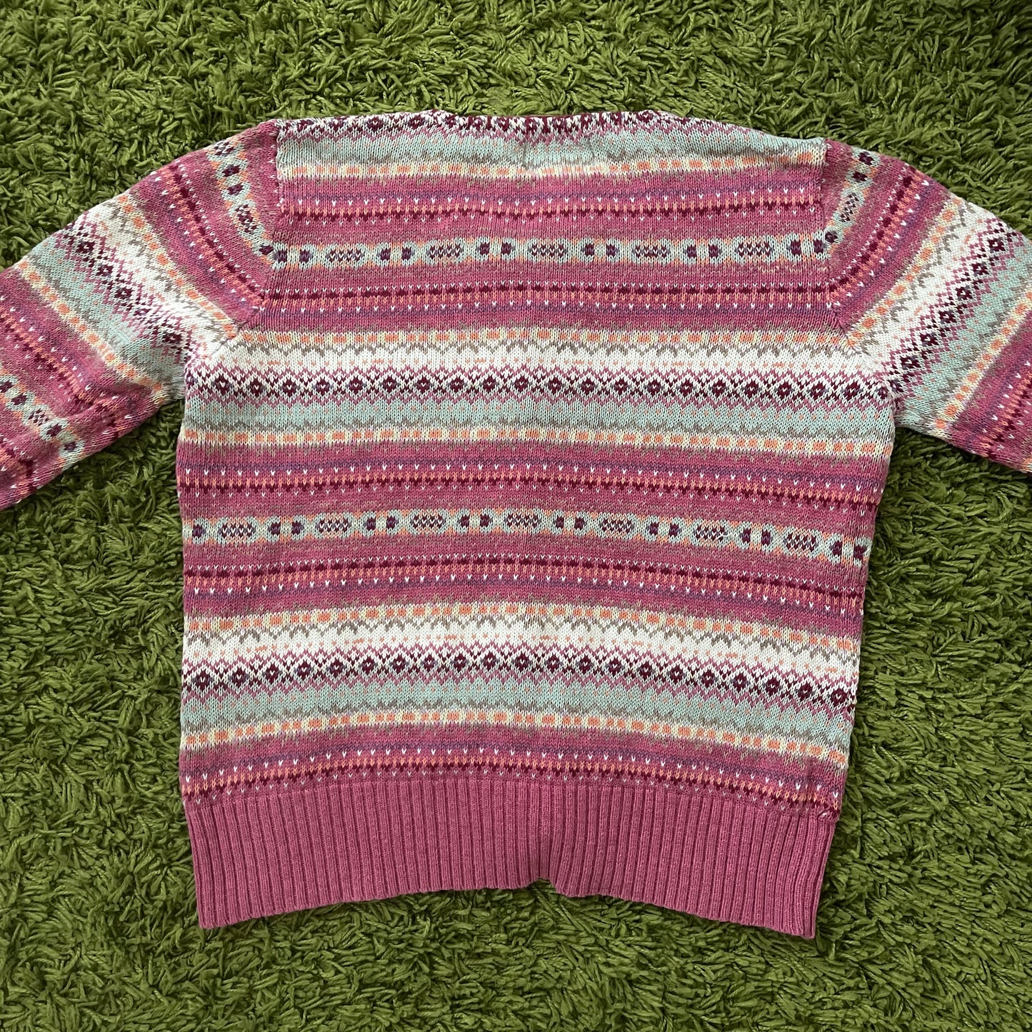 unique vintage whimsy 90s y2k knit cardigan sweater