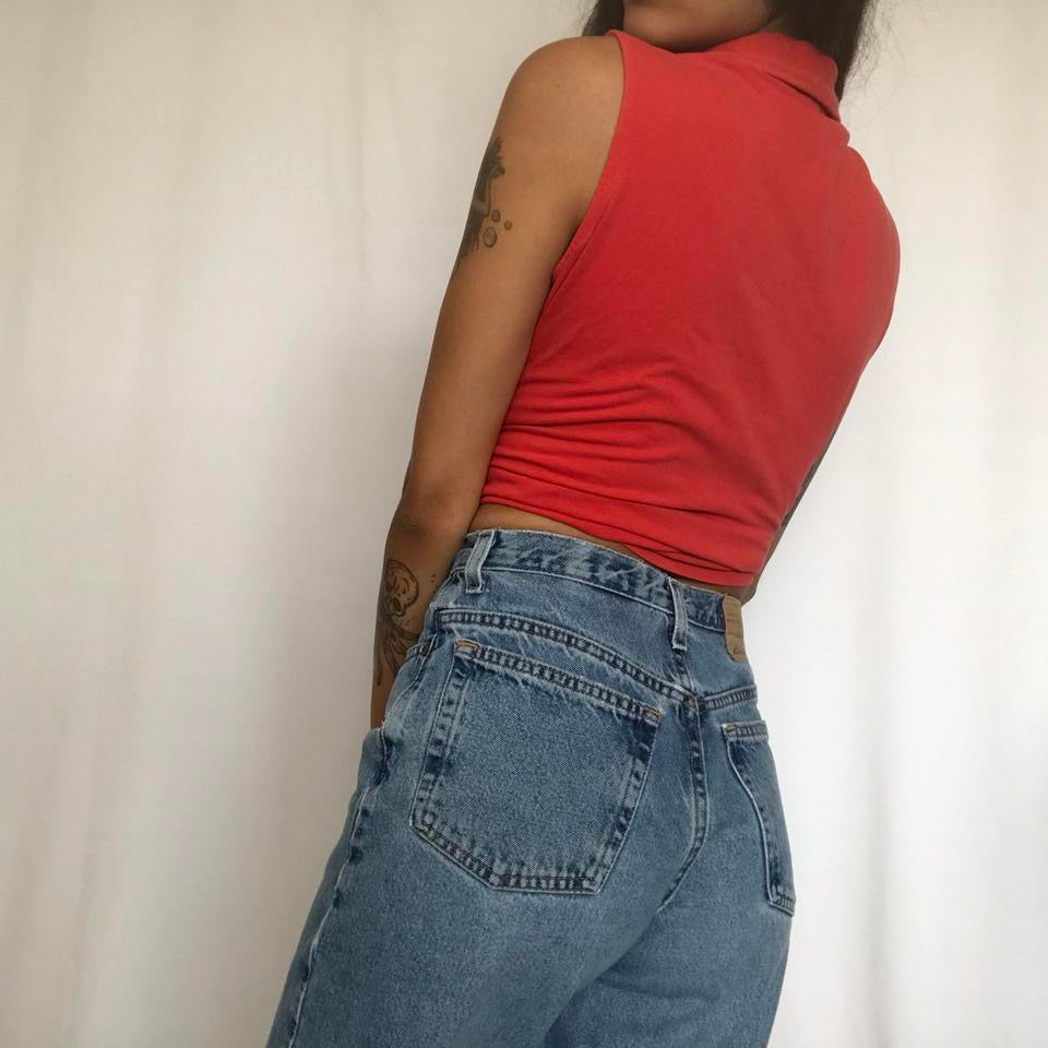 vintage whimsy 90s y2k NORTH CREST tank top