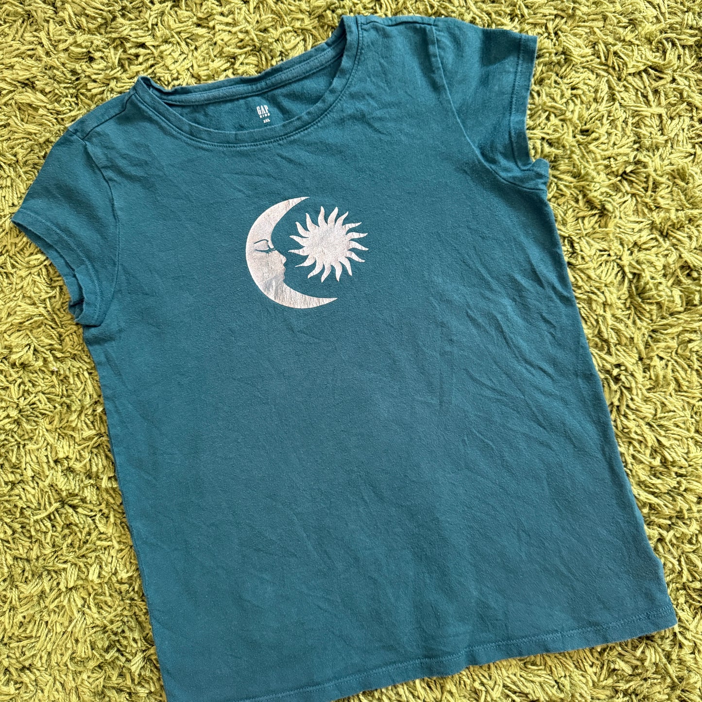 vintage whimsy celestial 90s y2k graphic baby tee