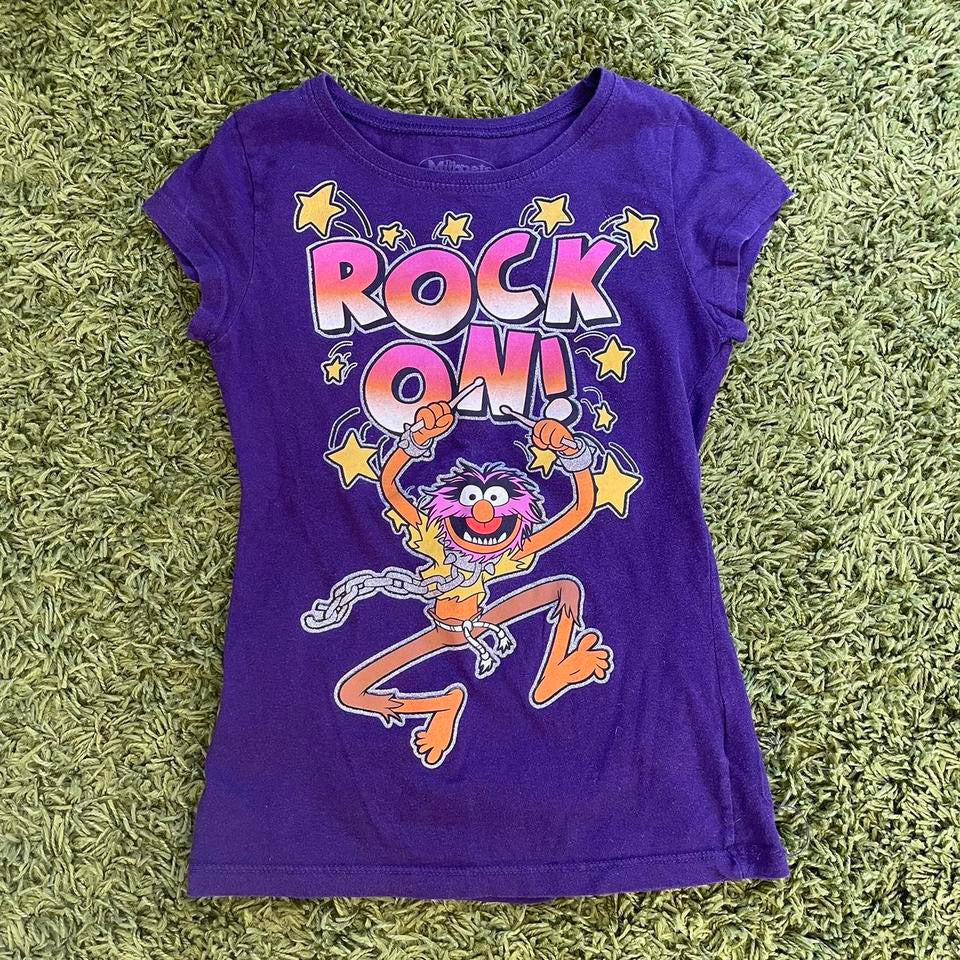 unique vintage whimsy 90s y2k THE MUPPETS graphic baby tee