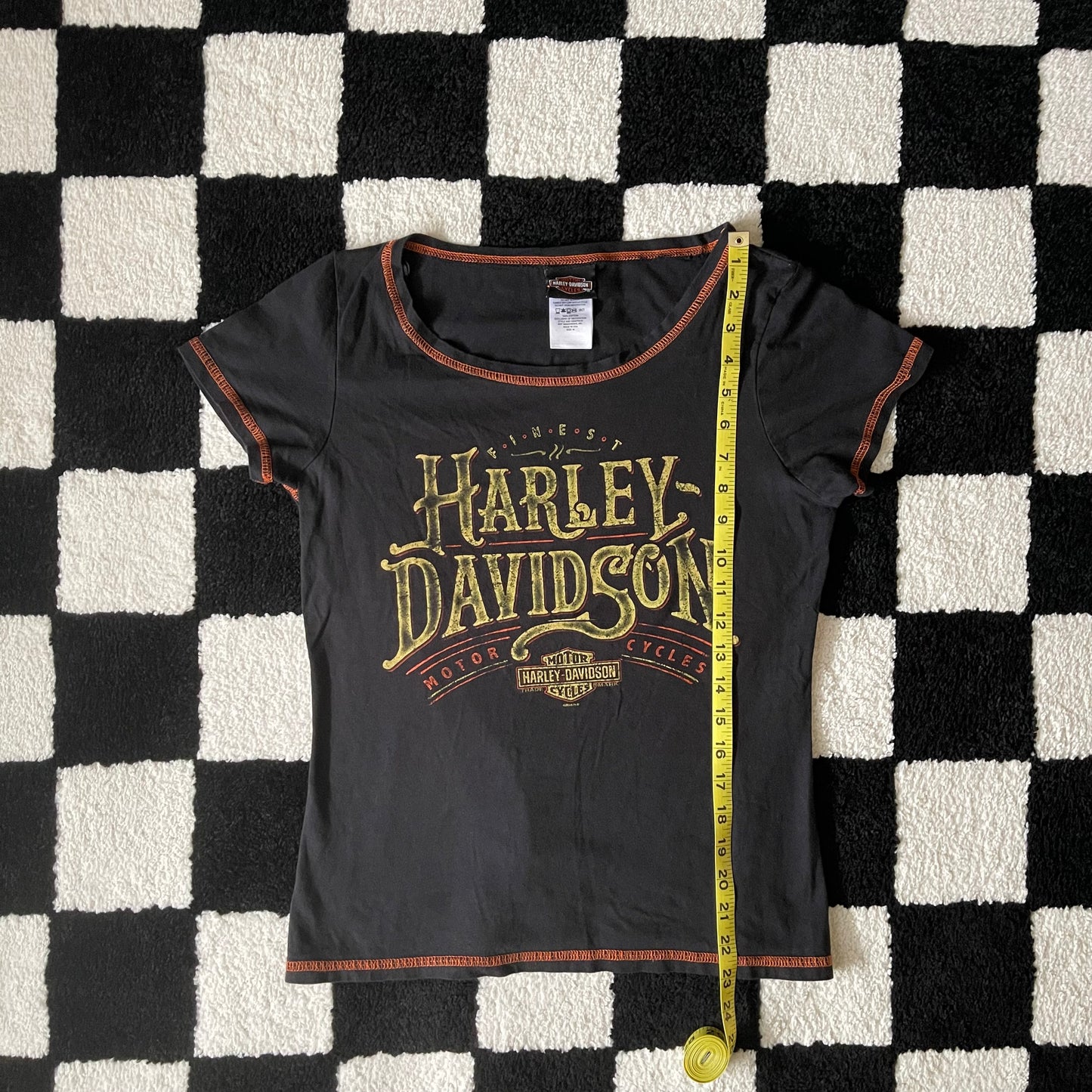 unique vintage whimsy 90s y2k HARLEY DAVIDSON graphic t shirt