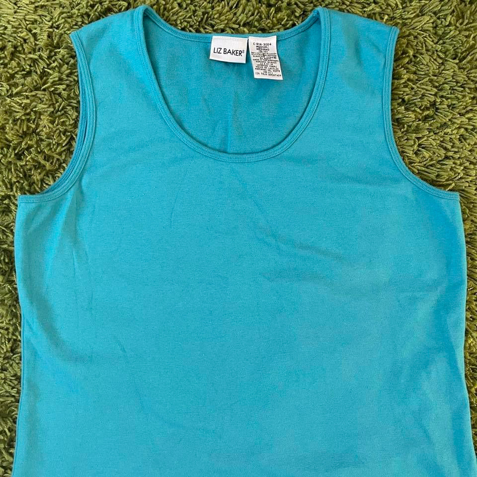 vintage whimsy 90s y2k LIZ BAKER tank top