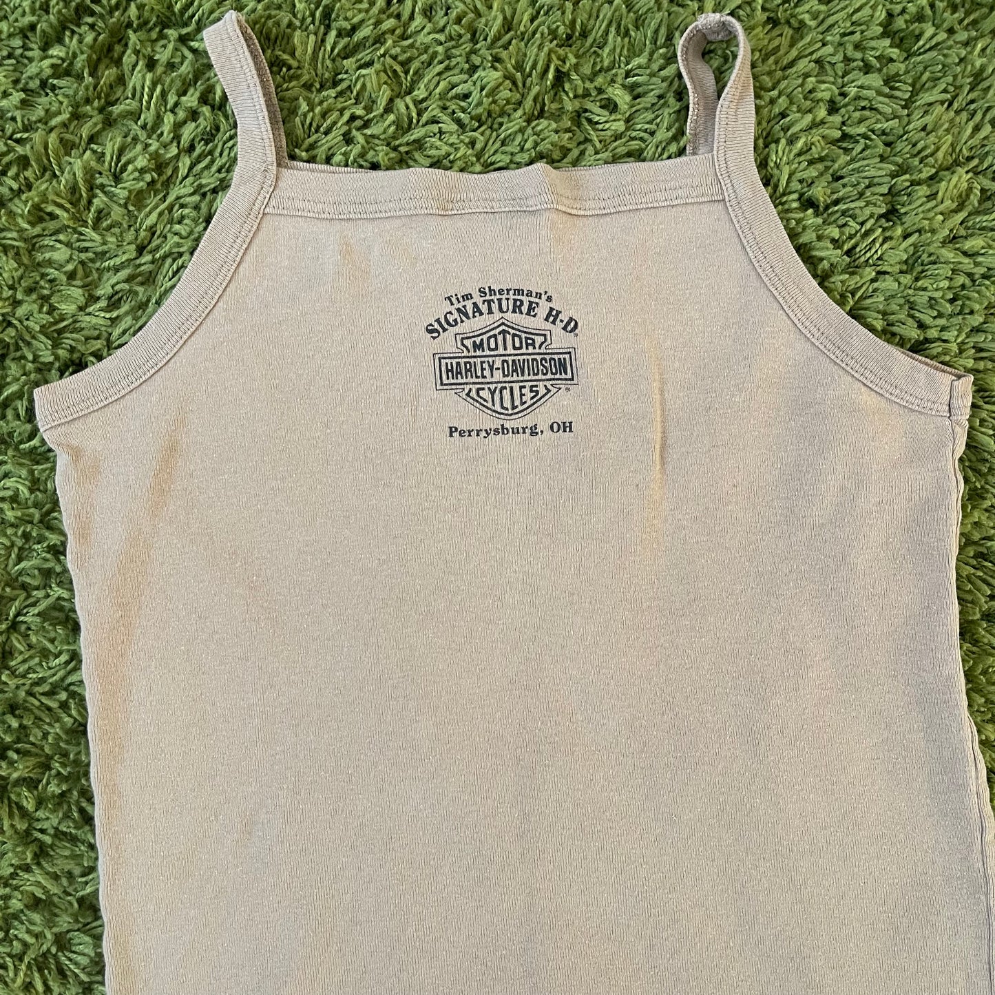 vintage whimsy 90s y2k HARLEY DAVIDSON graphic tank top
