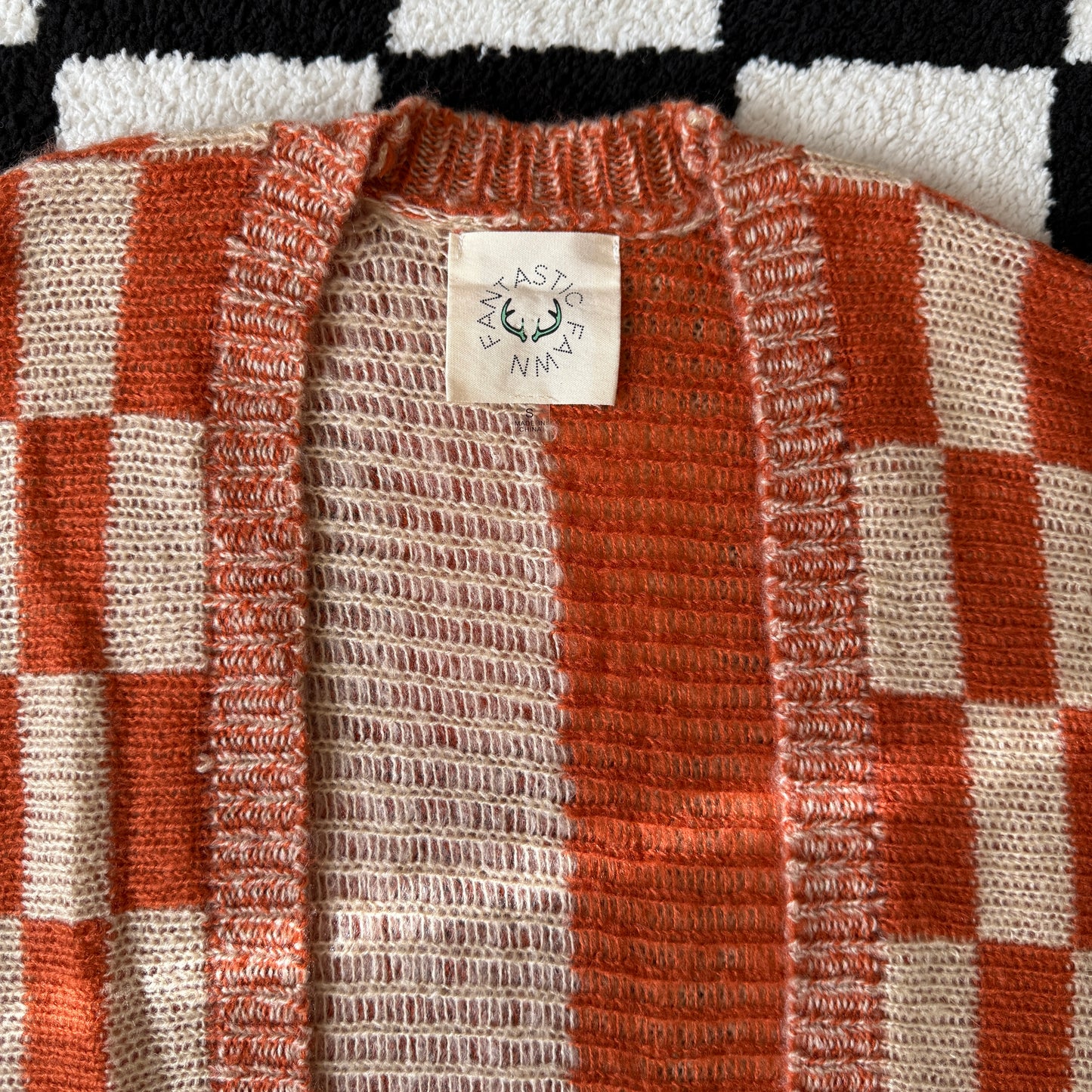 unique vintage whimsy 90s y2k knit cardigan sweater