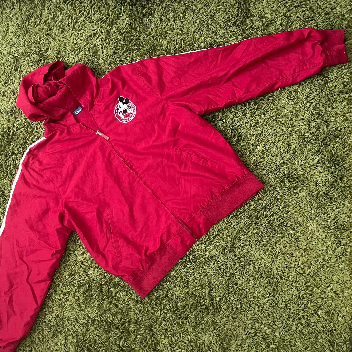 vintage whimsy 90s y2k DISNEY graphic zip up
