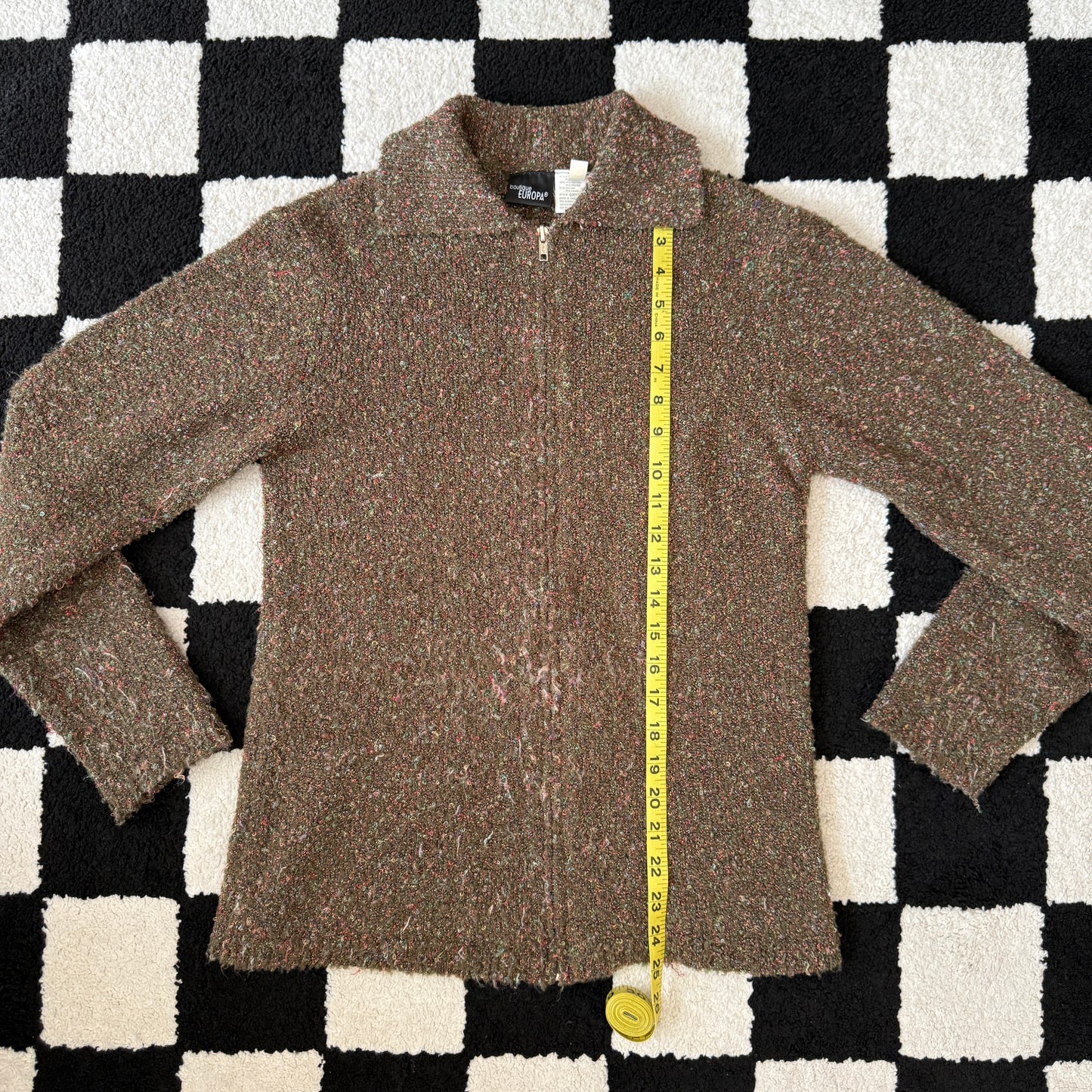unique vintage whimsy 90s y2k knit cardigan sweater