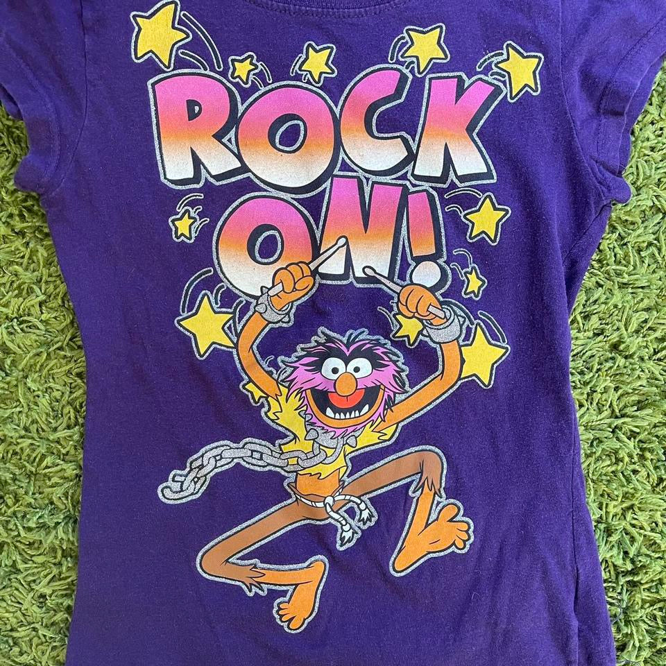 unique vintage whimsy 90s y2k THE MUPPETS graphic baby tee