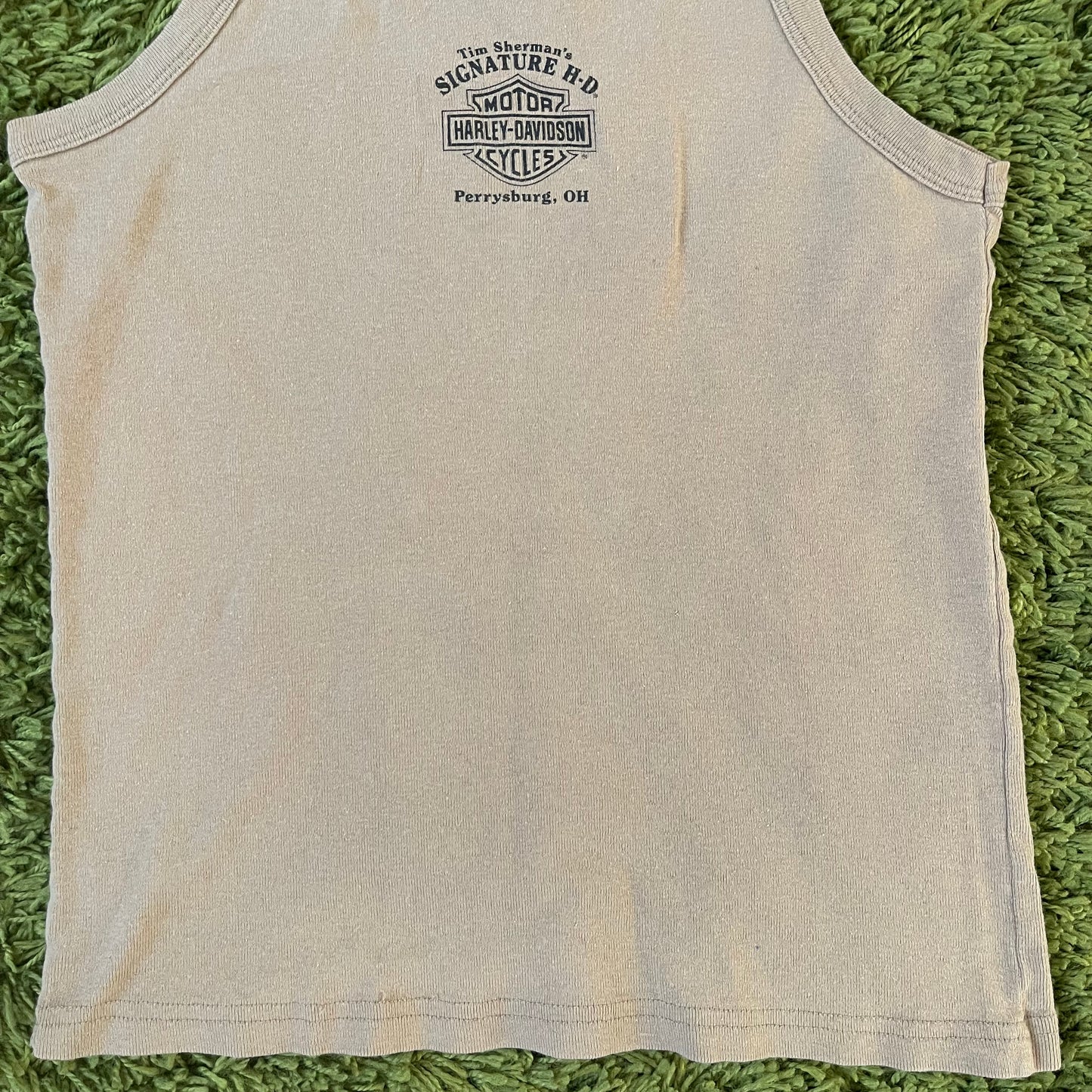vintage whimsy 90s y2k HARLEY DAVIDSON graphic tank top